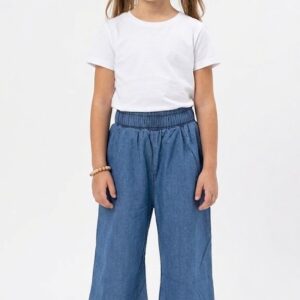 بنطال بناتي ازرق داكن (1-12سنة)